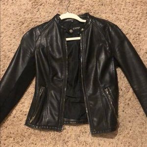 Express leather jacket